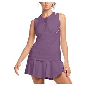 Purple lucky in love set. Shirt and skirt included